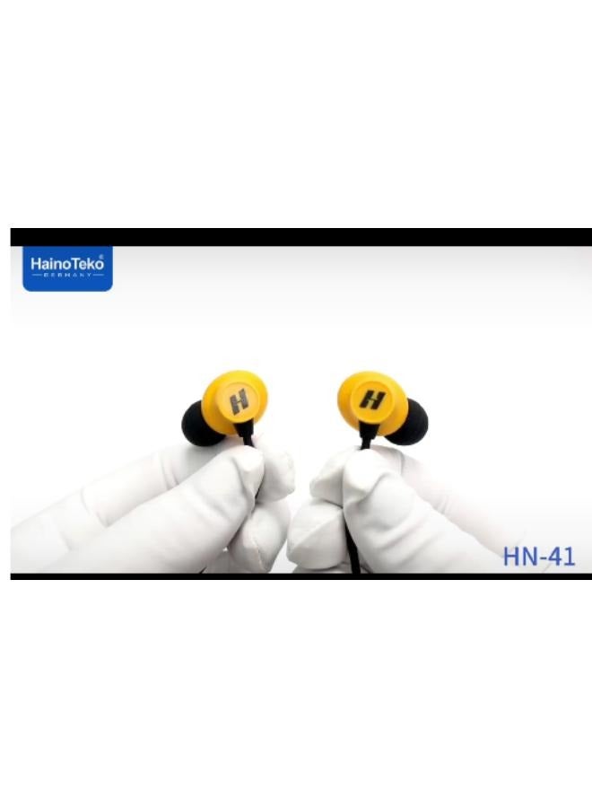 Haino Teko HN 41 Bluetooth Wireless Neckband Earphone with Mic 40 Hour Music and Super Bass Sound - Image 3