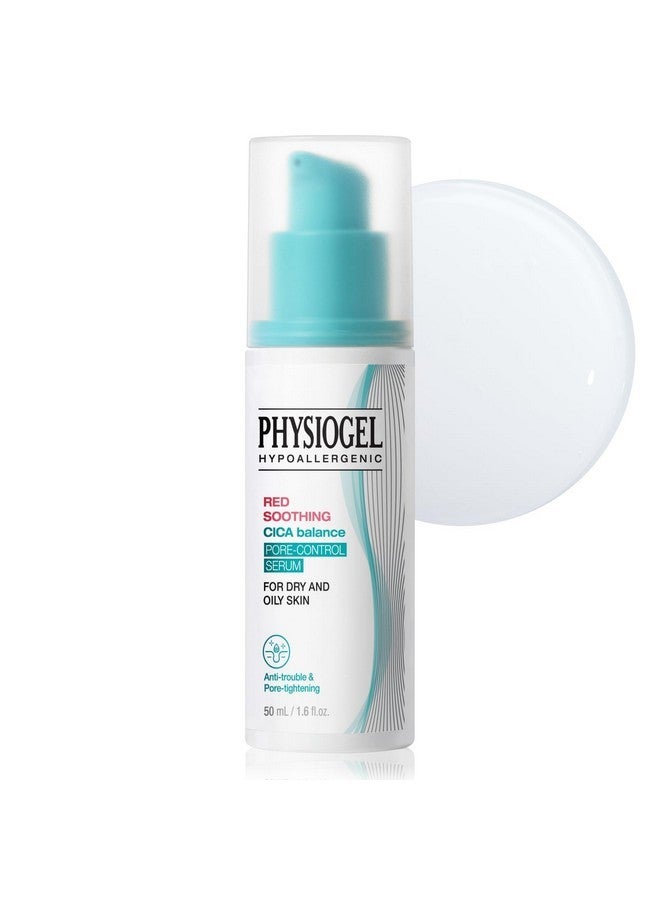 Physiogel Physiogel Red Soothing CICA Balance Pore-Control Serum, Niacinamide Facial Exfoliant for Blackheads, Pore Minimizer Serum for Face, Korean skin care, 1.69 fl.oz - Image 1