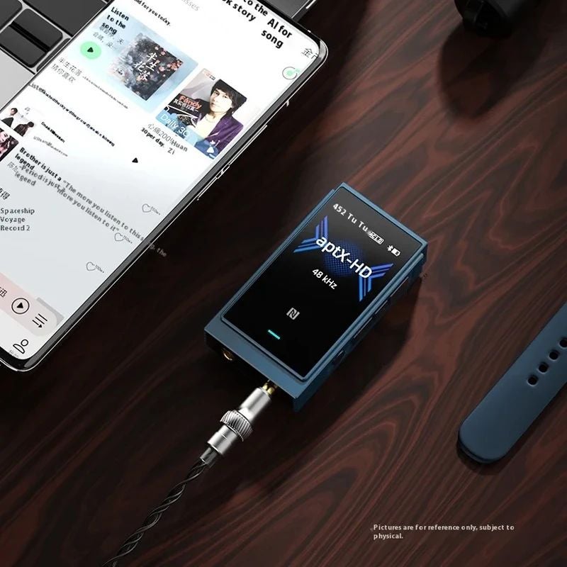 Shanling UP6 Portable Headphone Power Amp DAC Decoder, Bluetooth 5.2, Hifi Hi-Res Audio, Dual Es9069q, Gray - Image 4