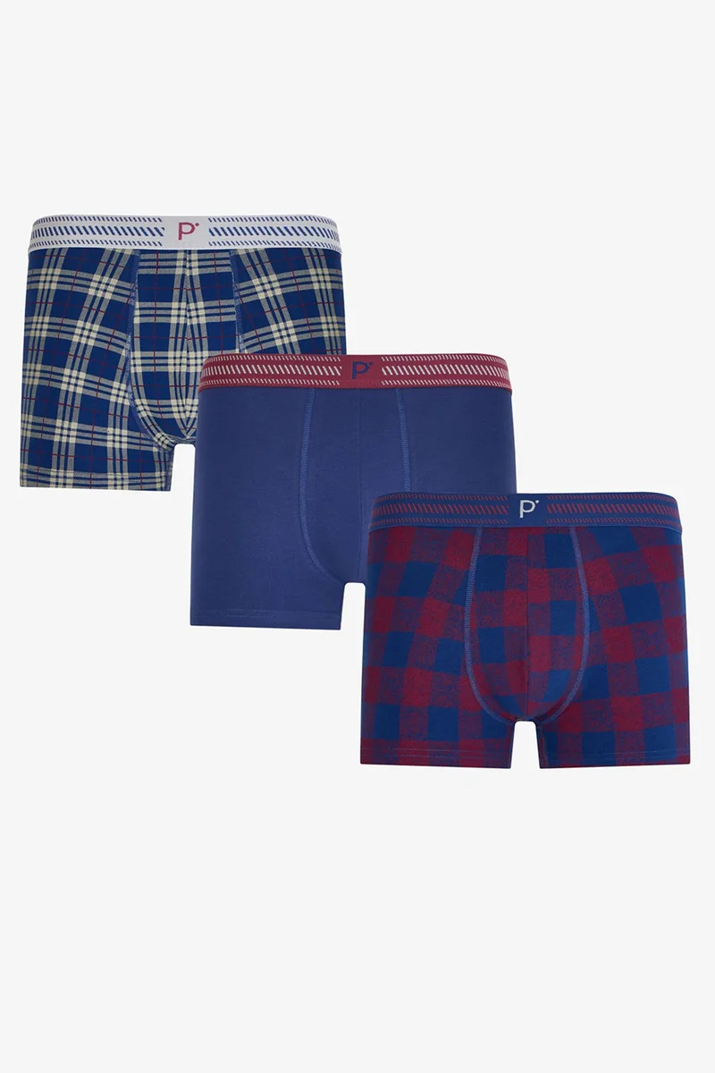بنتي PENTI Men's Oldtown Plaid Boxers