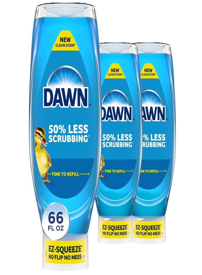 Dawn Ultra EZ-Squeeze Dish Soap, Dishwashing Liquid, Original, 3x22oz - Image 1