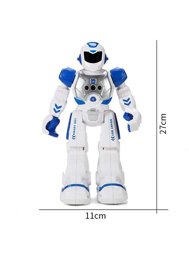Arabest - Children's Remote Control Robot Toys, Large Programmable Remote Control Intelligent Walking and Dancing Robot Toy Gift with Gesture and Sensing Functions (Blue) - Image 1