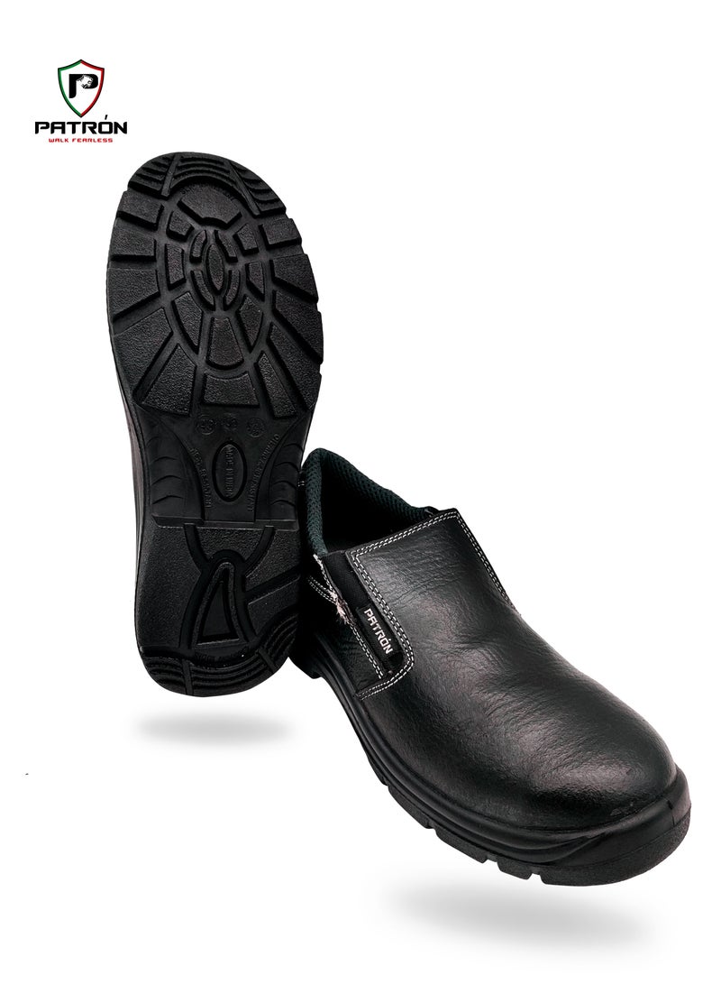 Patron RAPTOR 3301 PATRON Slip Water Shock Resistant Genuin Breathable Leather Industrial Safety Shoe For Man Women  - Image 2