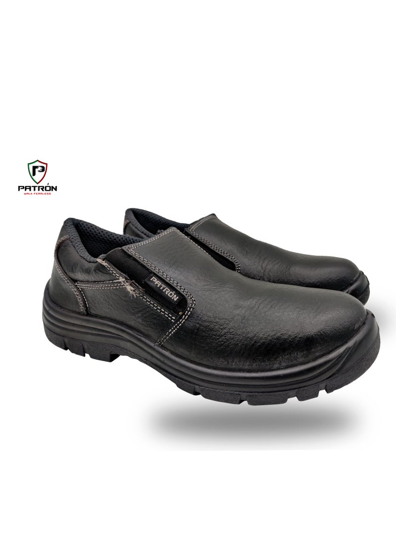 Patron RAPTOR 3301 PATRON Slip Water Shock Resistant Genuin Breathable Leather Industrial Safety Shoe For Man Women  - Image 1