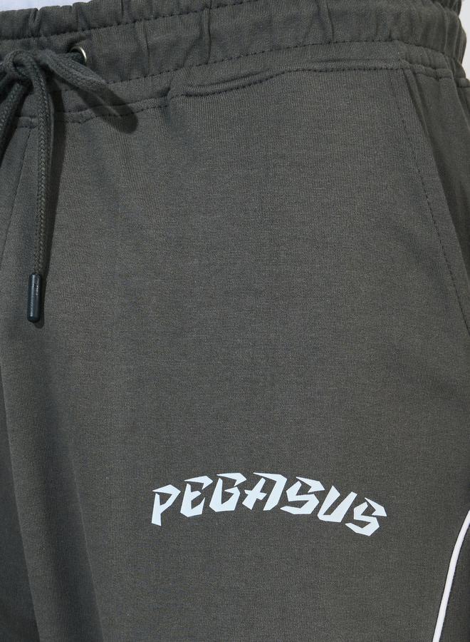 Styli Piping Detail Oversized Open Hem Joggers  - Image 3