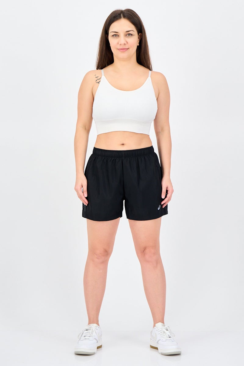 asics Women Sportswear Fit Inseam Training Shorts, Black - Image 4