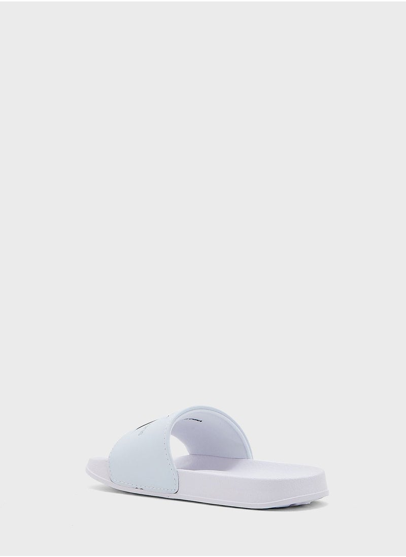 Calvin Klein Jeans - Kids Logo Slides - Image 1