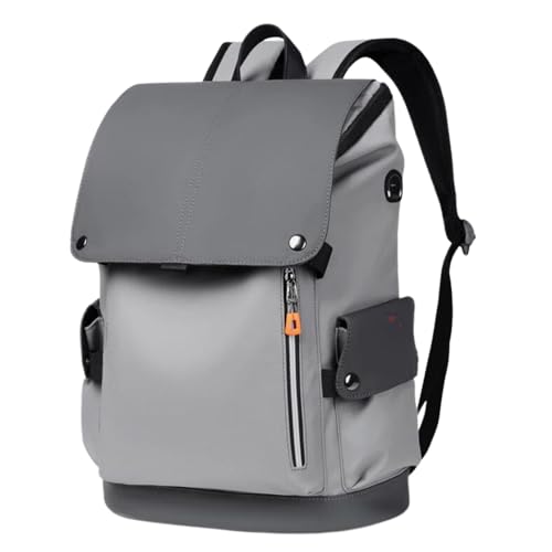 TOURTIER Outdoor Travel Men's Business Multifunctional Backpack with Side Pocket, Laptop Backpack with USB Charging Port for 15.6" Laptop, Camera, Business, Work, Students (GREY) - Image 1
