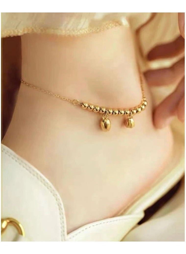 NOON'S UP - 18k Gold Plated Anklet For Women - Image 1