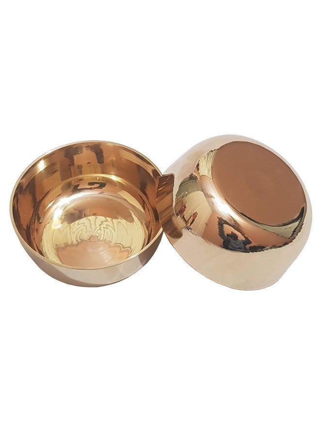 Pure Source India Handmade Bronze Kansa Bowl, 225 ml (4 Inch, 1 Pcs) - Image 2