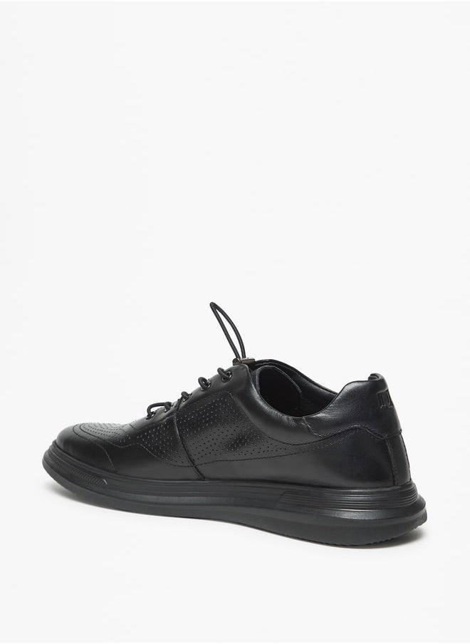 DUCHINI Men's Lace-Up Low Ankle Sneakers  - Image 2