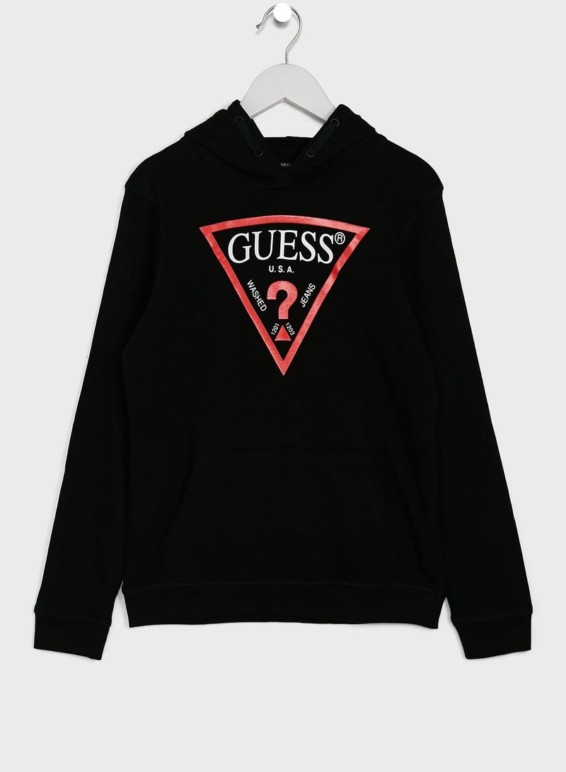 GUESS Kids Printed Hoodie  - Image 1