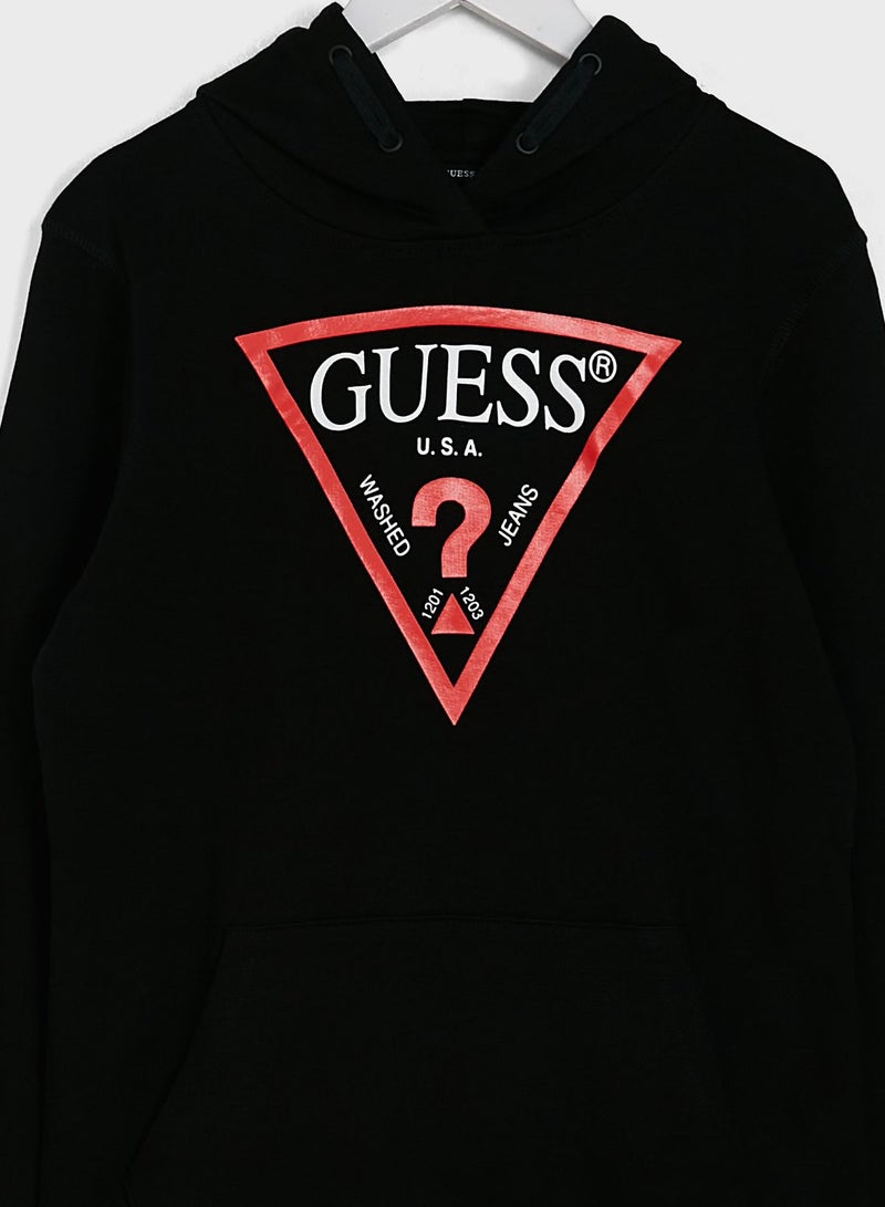 GUESS Kids Printed Hoodie  - Image 3