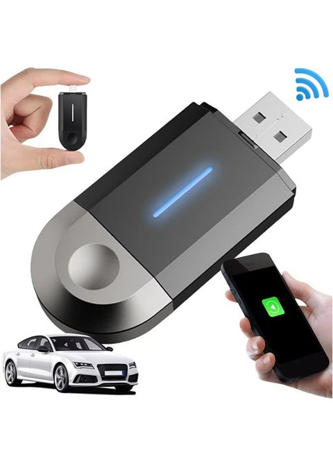 Mini Carplay Wireless 2 In 1 Adapter Seamless Integration Android Auto,Wireless 5G Wifi Bluetooth 5.0 For Apple USB Type-C Dongle In Universal Car