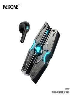 WEKOME Headphone Earbuds Wireless Bluetooth Charging Case with Microphone and led lights,For Gaming  - Image 1