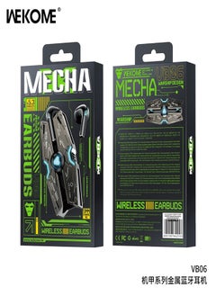 WEKOME Headphone Earbuds Wireless Bluetooth Charging Case with Microphone and led lights,For Gaming  - Image 5