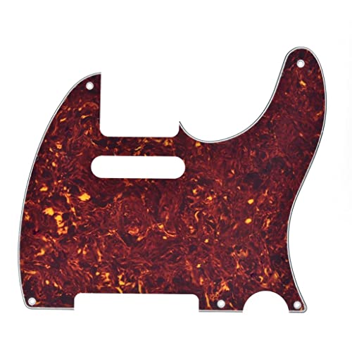 KAISH American Vintage 5 Hole Tele Pickguard TL Guitar Pick Guard Scratch Plate for Tele/Telecaster Vintage Tortoise - Image 1