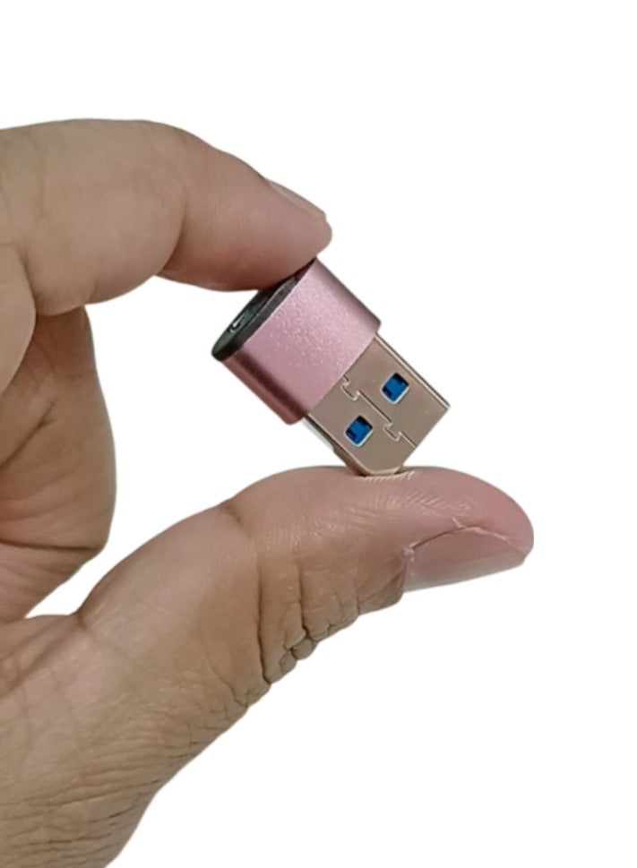 USB C Female to USB A Male Adapter Type C Charger Plug Power Converter  - Image 3