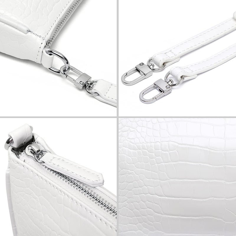 lapsting Shoulder Bag for Women Small Y2K Bags Clutch 90S Purse Crossbody Purses White Trendy Fashion Mini - Image 5