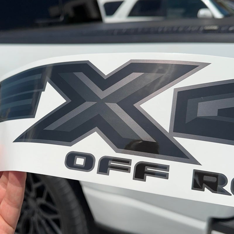 GOLD HOOK FX4 Off Road Decal Replacement Sticker F150 Bedside F Truck Super Duty F250 F350 F450 (2015-2018) (Premium Series (Black and Metallic Finish)) - Image 4