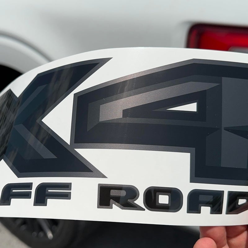 GOLD HOOK FX4 Off Road Decal Replacement Sticker F150 Bedside F Truck Super Duty F250 F350 F450 (2015-2018) (Premium Series (Black and Metallic Finish)) - Image 5