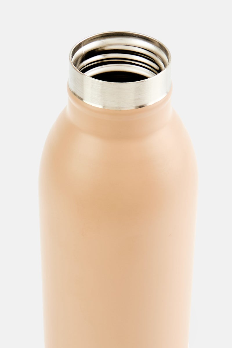 Muy Mucho Stainless Steel Double Wall Water Bottle 500 ml, Light Brown  - Image 3