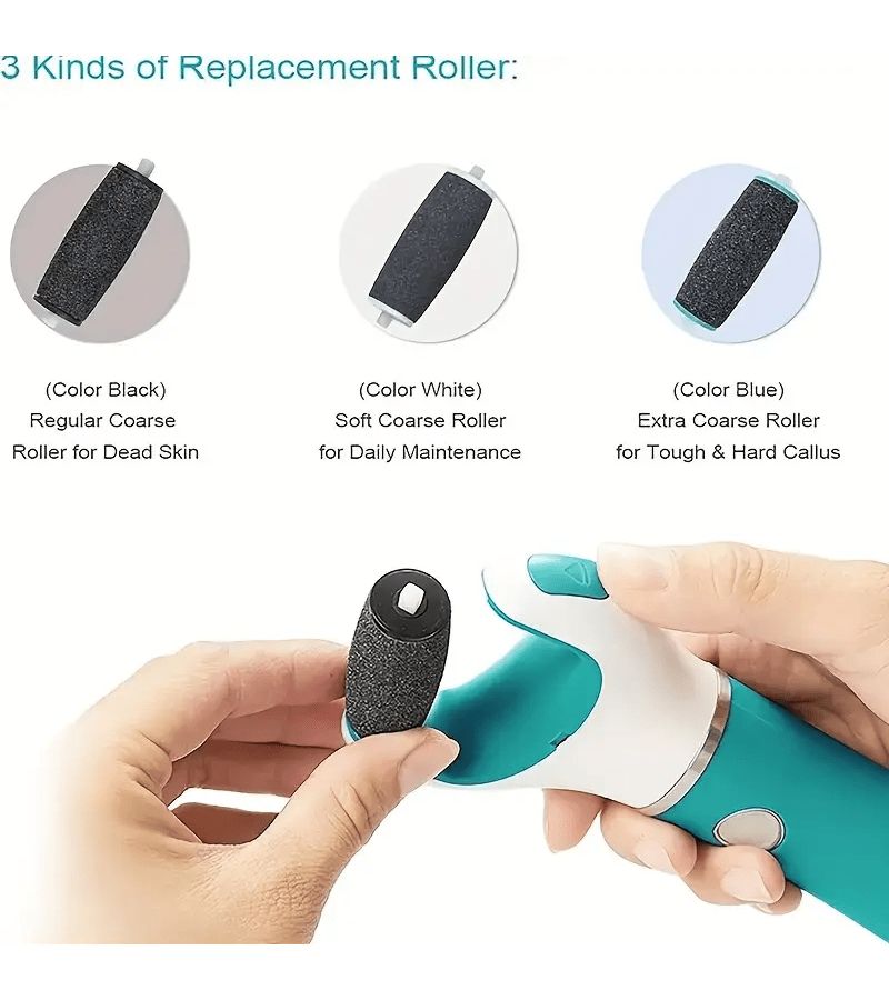 6pcs Electric Foot Stone Replacement Heads Including Sanding Head Foot Trimming Head Grinding Head And Grinding Wheel Head - Image 3