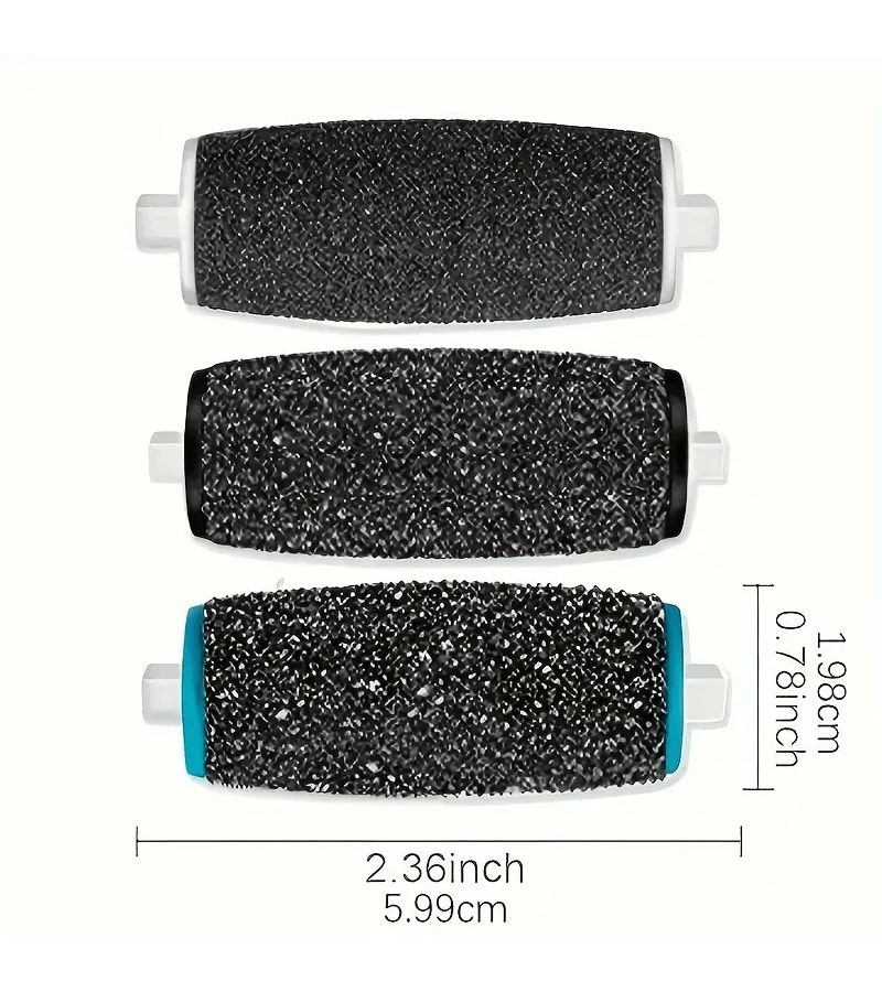 6pcs Electric Foot Stone Replacement Heads Including Sanding Head Foot Trimming Head Grinding Head And Grinding Wheel Head - Image 4
