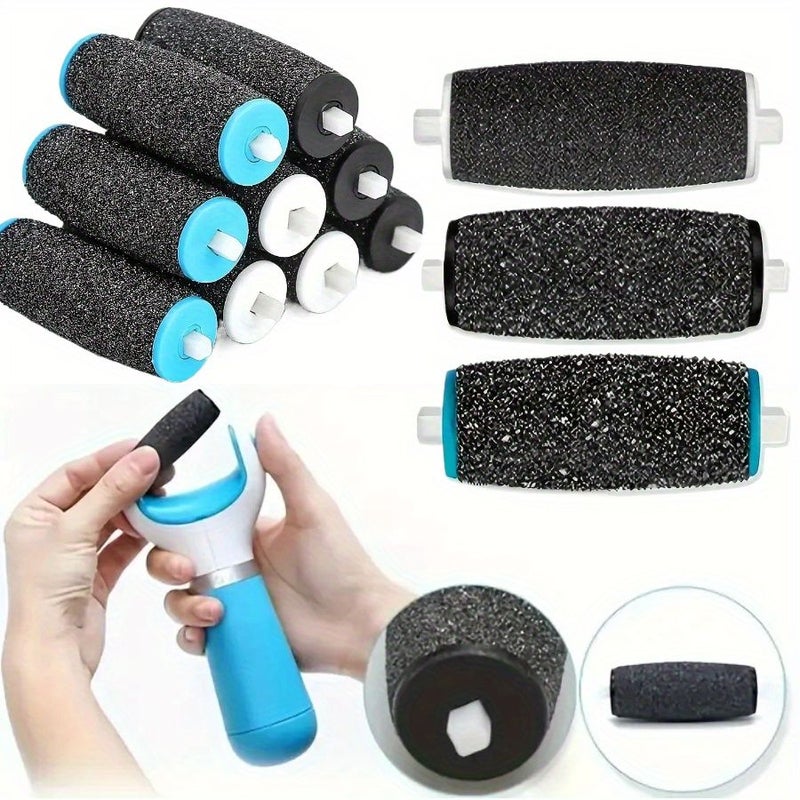 6pcs Electric Foot Stone Replacement Heads Including Sanding Head Foot Trimming Head Grinding Head And Grinding Wheel Head - Image 1