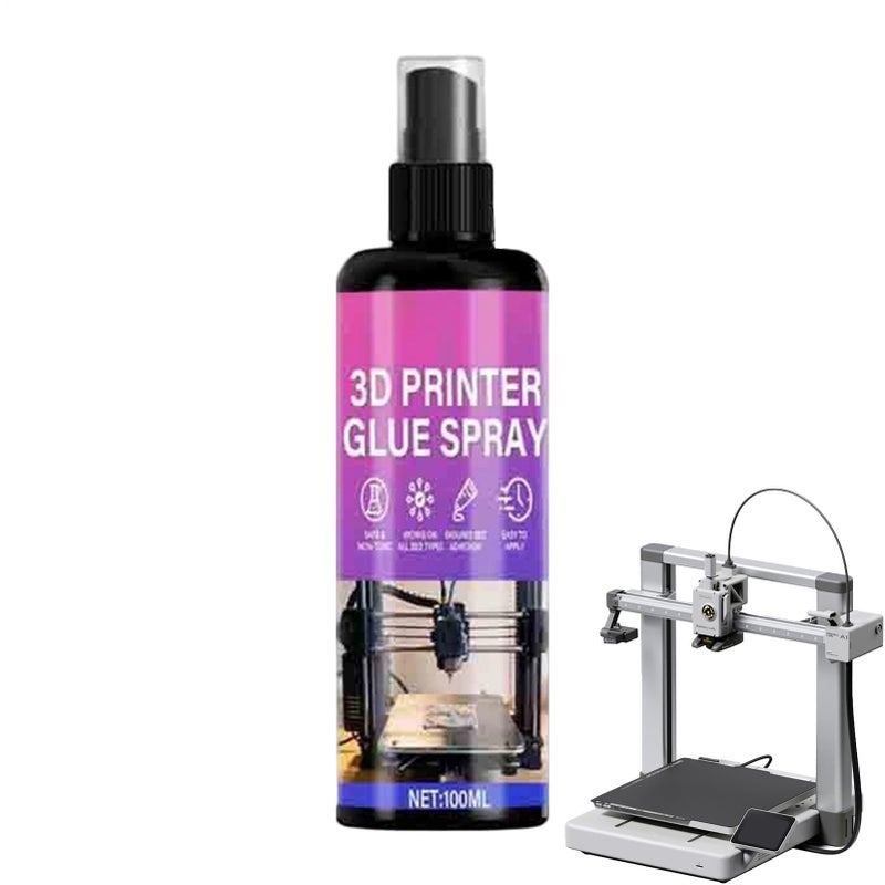 3D Printer Adhesive Spray 100ml Anti Warp Glue for 3D Printing Fabric Craft Upholstery Repair - Image 2
