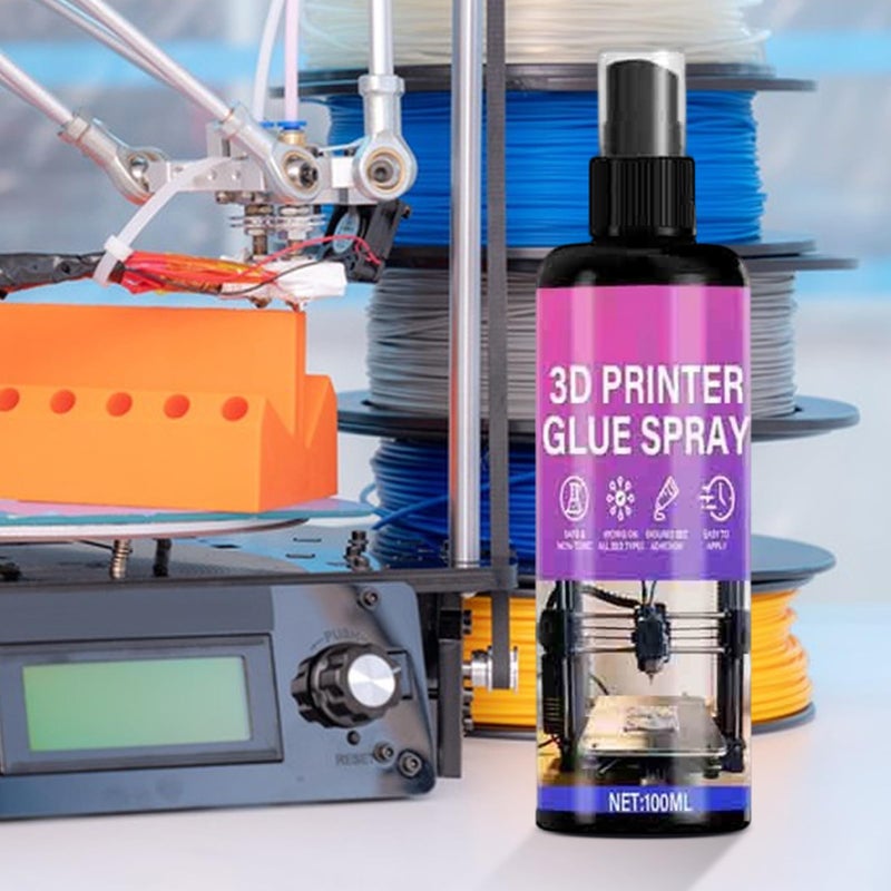 3D Printer Adhesive Spray 100ml Anti Warp Glue for 3D Printing Fabric Craft Upholstery Repair - Image 4