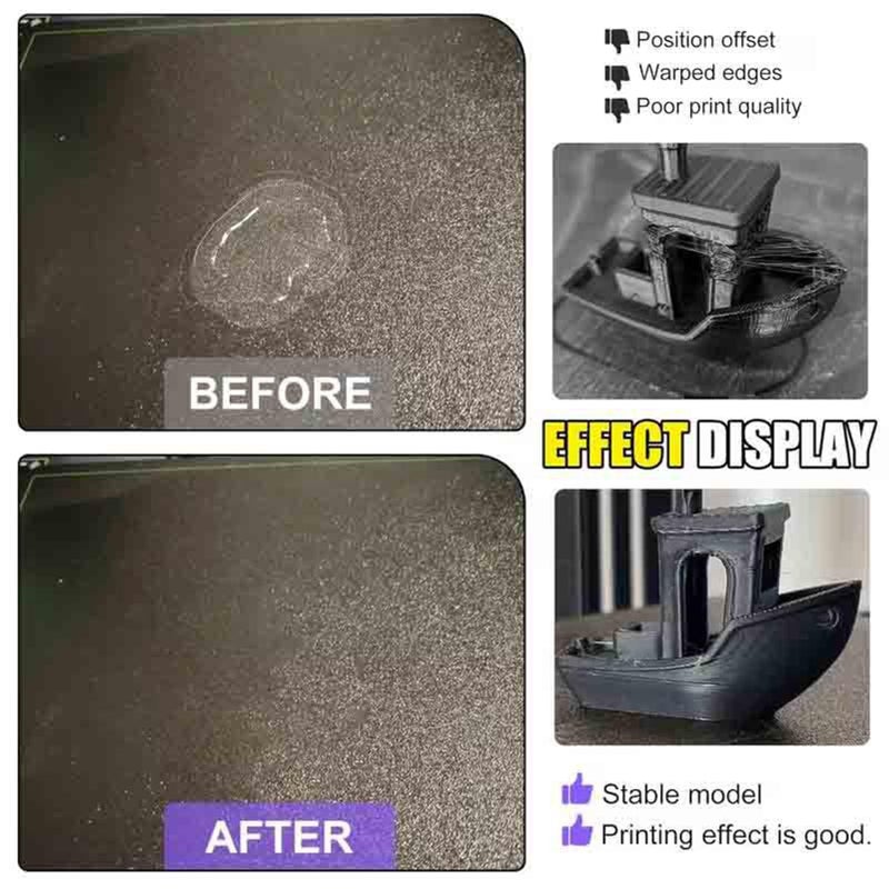 3D Printer Adhesive Spray 100ml Anti Warp Glue for 3D Printing Fabric Craft Upholstery Repair - Image 5