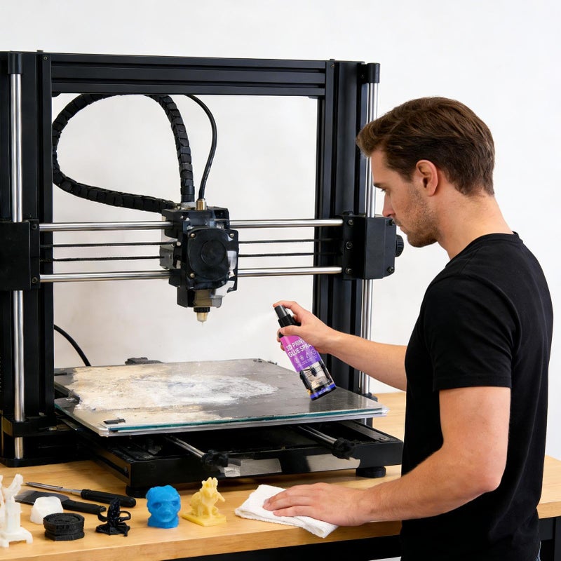 3D Printer Adhesive Spray 100ml Anti Warp Glue for 3D Printing Fabric Craft Upholstery Repair - Image 3