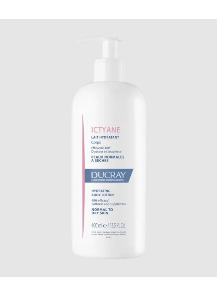 Ducray Ictyane Lait Hydrating Body Lotion For Normal to Dry Skin 400 ml - Image 2
