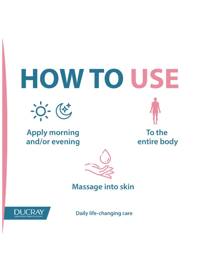 Ducray Ictyane Lait Hydrating Body Lotion For Normal to Dry Skin 400 ml - Image 5