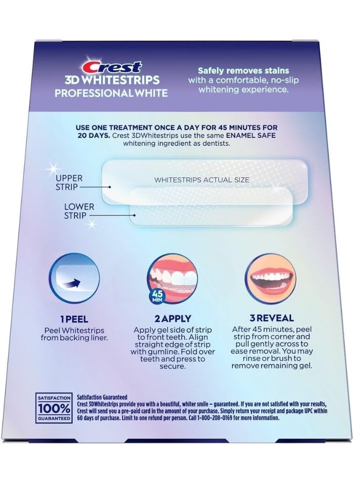 Crest 3D Whitestrips™ Professional Effects 20 Treatments(40 Strips) - Image 4