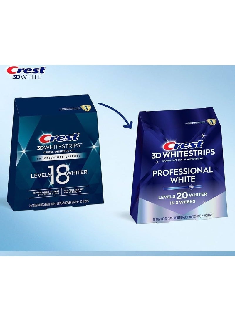 Crest 3D Whitestrips™ Professional Effects 20 Treatments(40 Strips) - Image 2