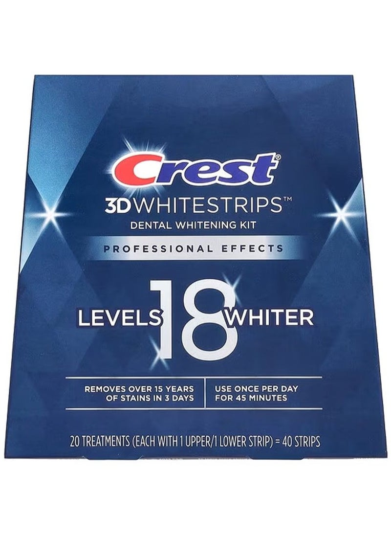 Crest 3D Whitestrips™ Professional Effects 20 Treatments(40 Strips)  - Image 1