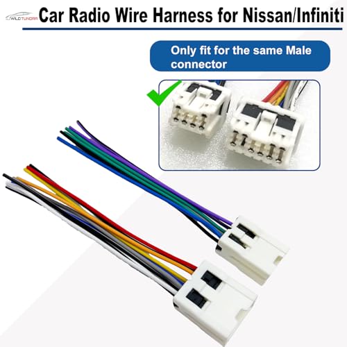 WildTundra 20Pin Radio Wiring Harness for Honda 1998-2010 Acura 1999-2008 Aftermarket Car Stereo Wiring Harness Connector for Accord Civic CR-V Odyssey Integra Car Stereo Radio Wiring Harness Cable Install - Image 3