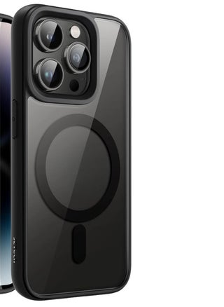 Clear Magnetic Case for iPhone 12 Pro Max , Compatible with MagSafe, Plating Luxury Cover, Clear Soft TPU Shockproof Protective Phone Case (Black) - pzsku/Z854E41DBFC0E752BBCC5Z/45/1751033280/1d41fec3-0122-4389-805b-13a2c56bd9cc