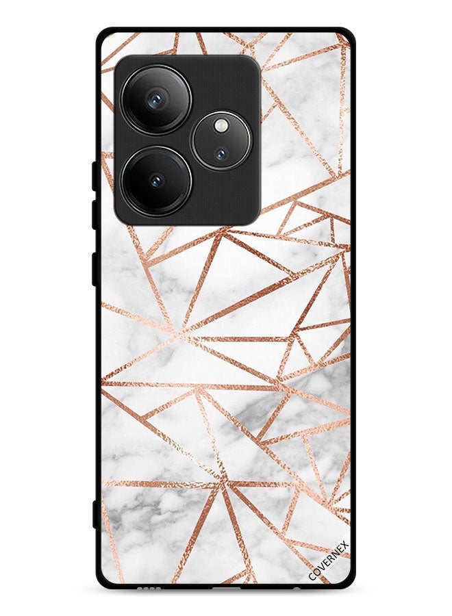 Covernex Realme GT 6T 5G Protective Case Cover Marble Pattern Wallpaper - Image 1