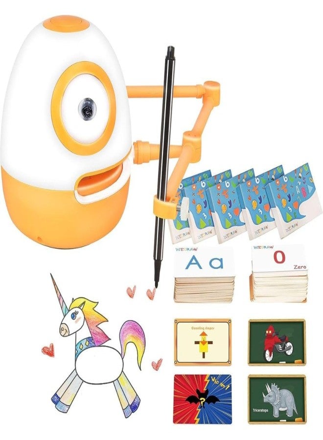Drumstone (𝗦𝗽𝗲𝗰𝗶𝗮𝗹 𝟱 𝗬𝗲𝗮𝗿𝘀 𝗪𝗮𝗿𝗿𝗮𝗻𝘁𝘆)Interactive Smart Drawing & Learning Robot for Kids Educational Toy to Teach Writing, Math, Spelling Shapes & More with Step-by-Step Guidance - Image 5