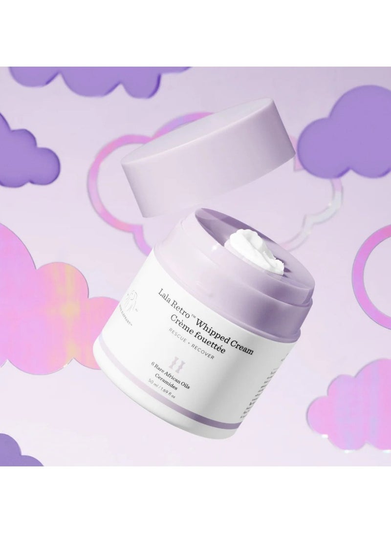 كريم دْرانك إليفانت لالا رترو المخفوق - مرطب وجه مضاد للتجاعيد للبشرة الجافة والحساسة | كريم مرطب + مقاوم للتجاعيد | 1.69 أونصة (50 مل) - Image 2