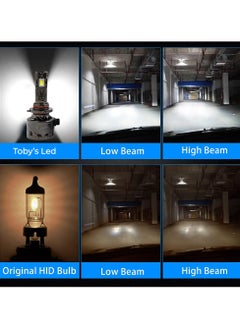 Toby's Toby's 2 Pieces TY-100PRO H11 200W/Pair LED Headlight Bulb Assembly 20000/Pair Lumens Xtreme Bright With Color Temperature 6500K  - Image 3