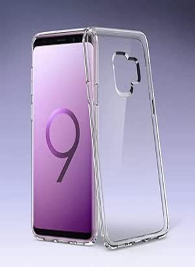 Super Shine Crystal Clear Cover for Samsung Galaxy S9 Plus Ultra Protection and Drop Absorbtion with 1.5mm Thin Case - Transparent