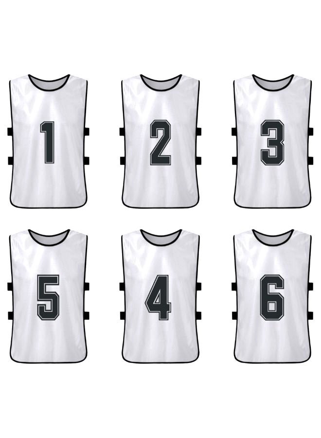 Arabest 6-Piece Quick Drying Scrimmage Practice Vest Set 32 x 55cm  - Image 2