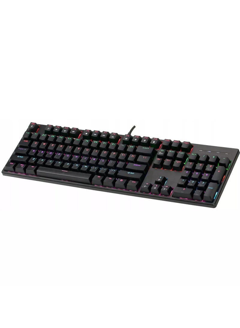 XTRIKE ME GK918 Gaming Mechanical Keyboard - Blue Switches - Rainbow LED Lighting  - Image 3