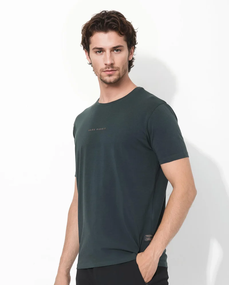Rare Rabbit Men's Branded Cotton T-Shirt