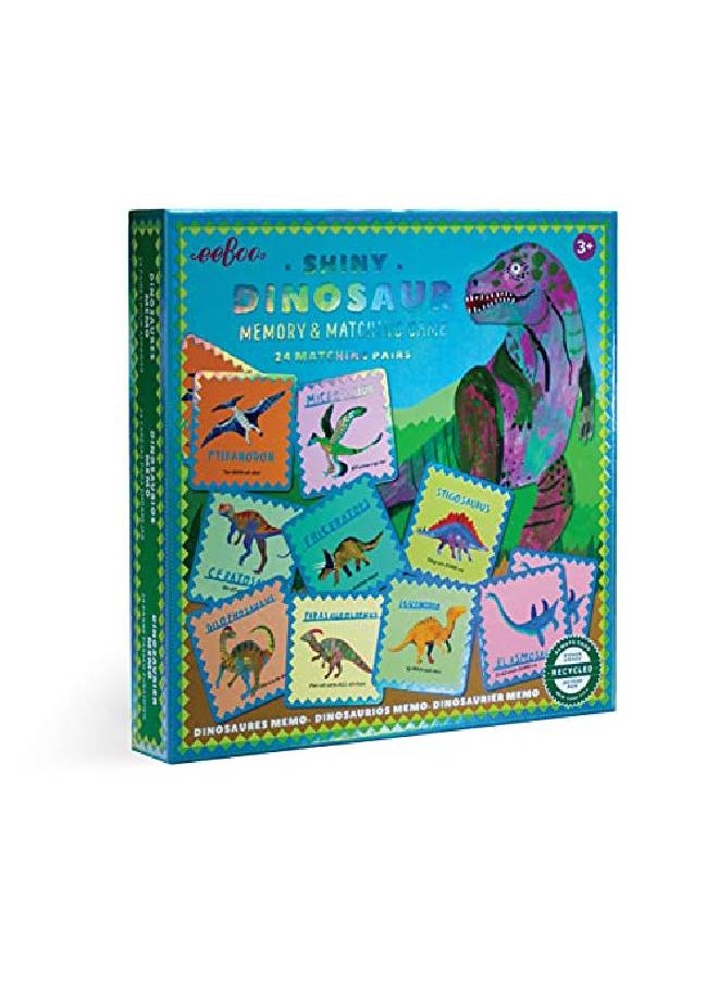 eeboo Shiny Dinosaur Memory And Matching Gamemulti1 Ea  - Image 1