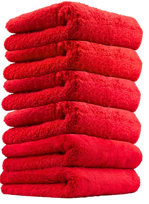 Microfiber Towel (6 Piece) 40x40 cm is a versatile set ideal for cleaning and drying various surfaces. these towels feature microfiber that ensures high water absorption (6)